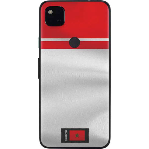 Morocco Soccer Flag Google Pixel 4a Skin